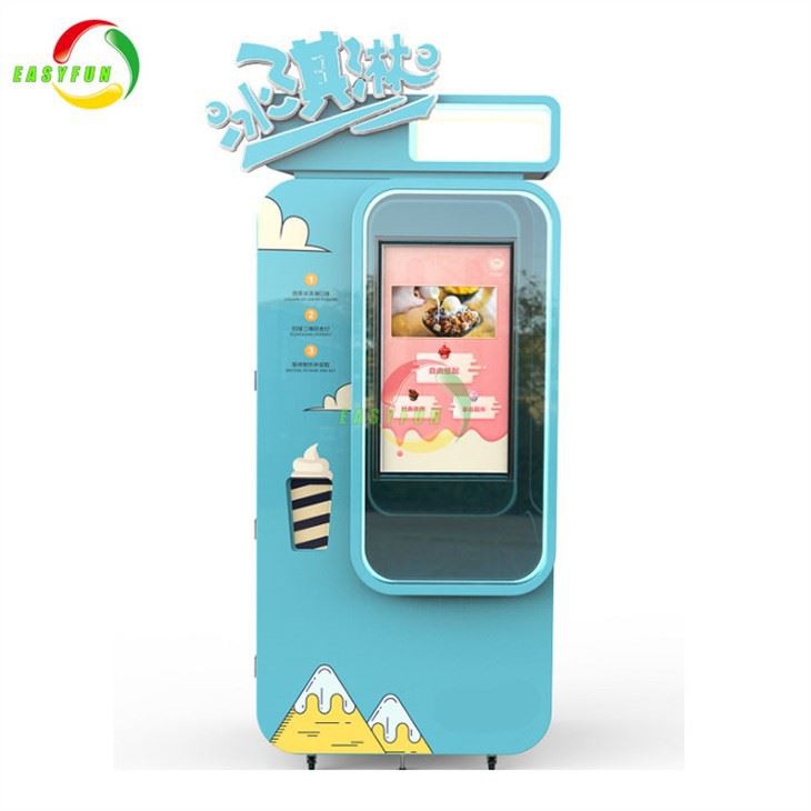 Attractive Vending Ice Cream Automatic Ice Cream Vending Machine
