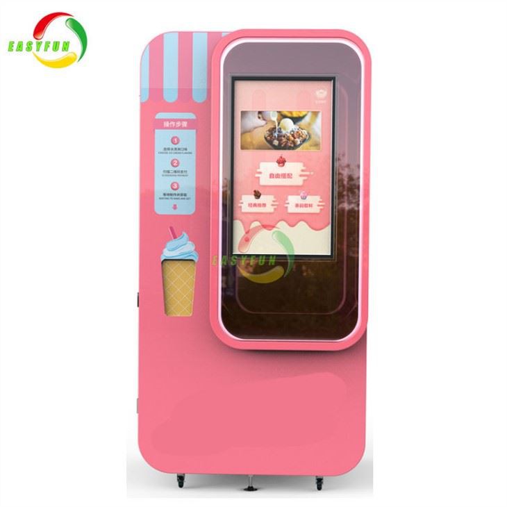 Attractive Vending Ice Cream Automatic Ice Cream Vending Machine